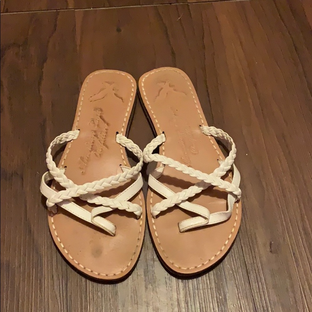 American Eagle strappy braided Sandals
